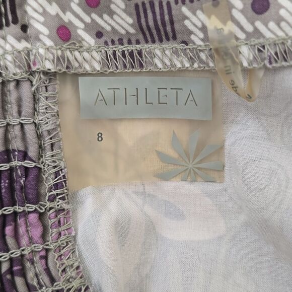 Athleta Purple and Gray Backless Dress size 8 - Picture 9 of 11